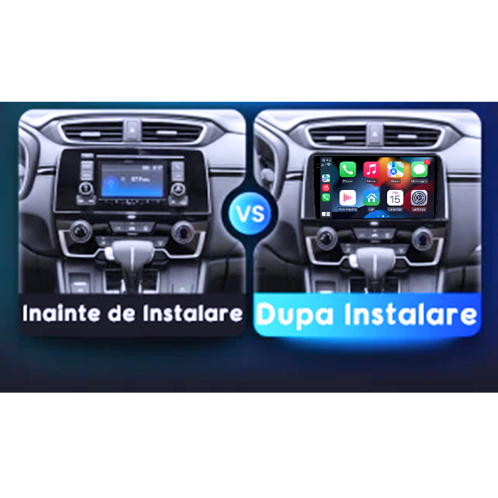 Navigatie dedicata Honda CR-V II 2001-2006, 4GB RAM 64GB ROM, Procesor Qualcomm Octacore, Android 14, Rezolutie 2K, Display QLED 9", DSP, Carplay&Android Auto, SIM 4G [7]