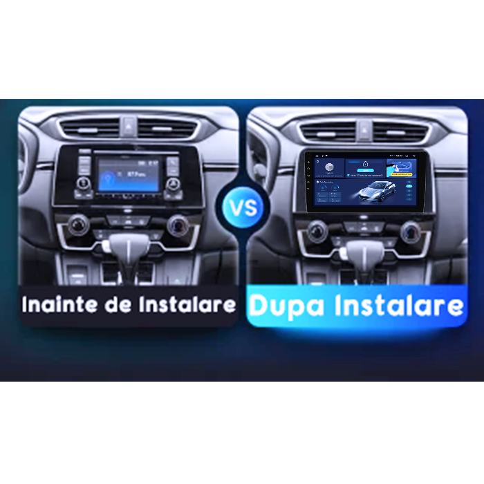 Navigatie dedicata Honda CR-V II 2001-2006, 8GB RAM 128GB ROM, Octacore, Platforma TS18, Android 13, Display QLED 9”, Suporta camera 360º, DSP, Carplay&Android Auto, SIM 4G, Ventilator Activ [5]