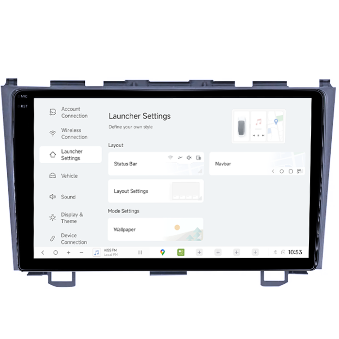 Navigatie dedicata Honda CRV 2006-2012, DUDU3, 4GB RAM 64GB ROM, Octacore, Platforma 8581, Android, Display QLED 9", DSP, Carplay&AndroidAuto [5]