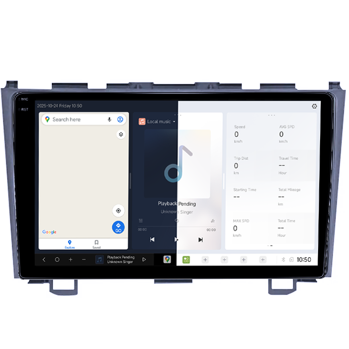 Navigatie dedicata Honda CRV 2006-2012, DUDU3, 4GB RAM 64GB ROM, Octacore, Platforma 8581, Android, Display QLED 9", DSP, Carplay&AndroidAuto [2]