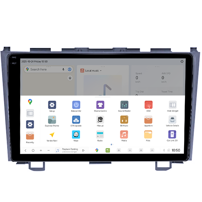 Navigatie dedicata Honda CRV 2006-2012, DUDU3, 4GB RAM 64GB ROM, Octacore, Platforma 8581, Android, Display QLED 9", DSP, Carplay&AndroidAuto [3]