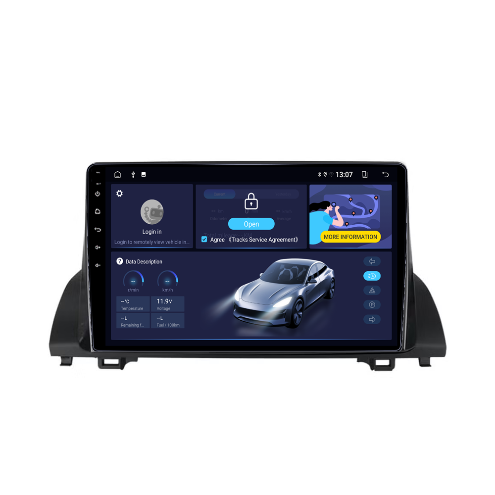 Navigatie dedicata Honda Accord X 2018-, 4GB RAM 32GB ROM, Octacore, Android 14, Display QLED  9", DSP, Carplay&Android Auto, SIM 4G, Bluetooth, Ventilator Activ [2]