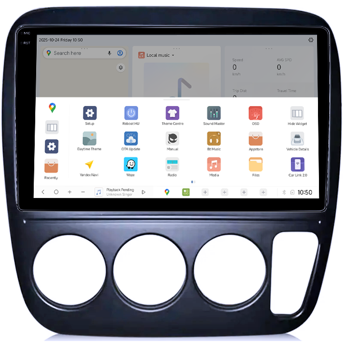 Navigatie dedicata Honda CR-V 1998, DUDU3, 4GB RAM 64GB ROM, Octacore, Platforma 8581, Android, Display QLED 9", DSP, Carplay&AndroidAuto [3]