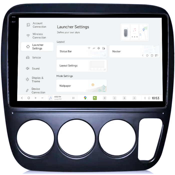 Navigatie dedicata Honda CR-V 1998, DUDU3, 4GB RAM 64GB ROM, Octacore, Platforma 8581, Android, Display QLED 9", DSP, Carplay&AndroidAuto [5]