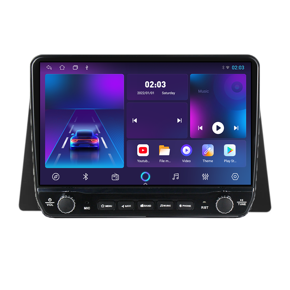 Navigatie dedicata Honda ZR-V 2022 Tesla Cu Butoane Rotative Model 2024, 4GB RAM 64GB ROM, Procesor Quadcore, Android 14, Display QLED 10", DSP, Carplay&AndroidAuto [2]