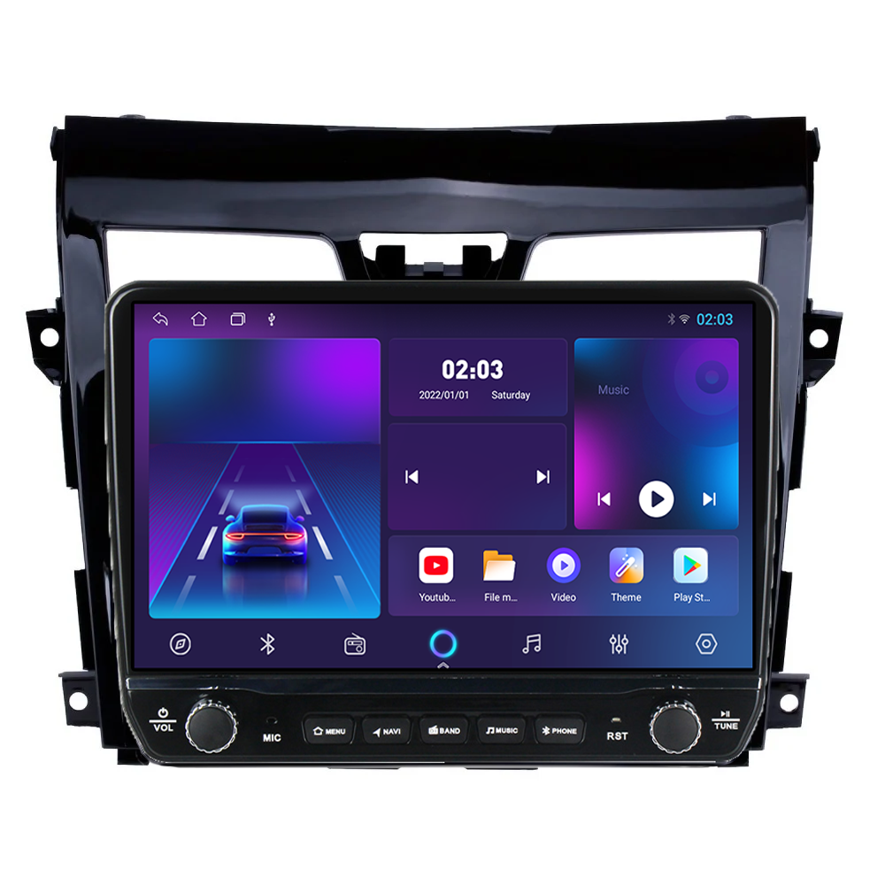 Navigatie dedicata Nissan Teana 3 2013-2015 Tesla Cu Butoane Rotative Model 2024, ANDROID 13, 10 inch , 8+128GB, Internet, Aplicatii, Waze, GPS [2]