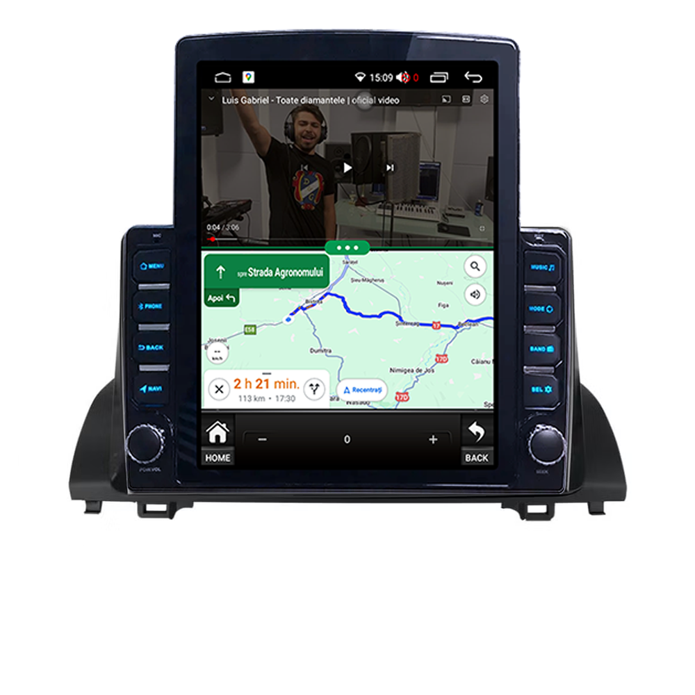 Navigatie dedicata Honda Accord X 2018- Tesla Style, ANDROID 13, 9.7 inch , 8+128GB, Internet, Aplicatii, Waze, GPS [5]