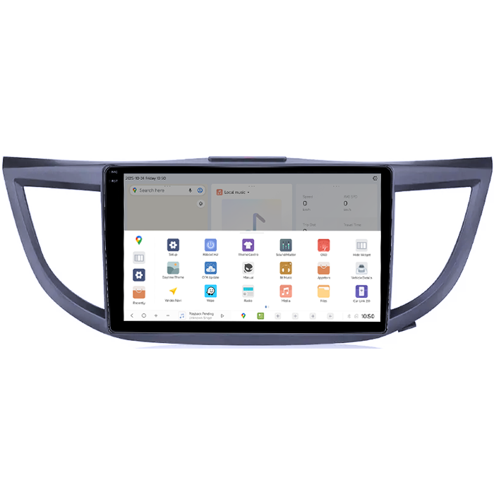 Navigatie dedicata Honda CRV 2012-2017, DUDU3, 4GB RAM 64GB ROM, Octacore, Platforma 8581, Android, Display QLED 9", DSP, Carplay&AndroidAuto [3]