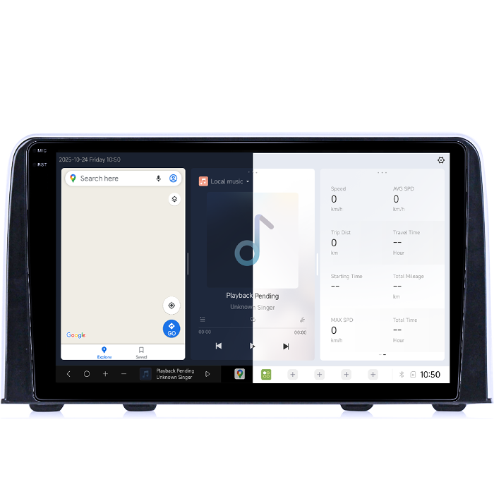 Navigatie dedicata Honda CR-V 2016-2018, DUDU3, 4GB RAM 64GB ROM, Octacore, Platforma 8581, Android, Display QLED 9", DSP, Carplay&AndroidAuto [2]
