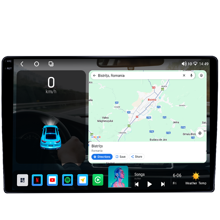 Navigatie dedicata Honda CRV II 2001-2006, 4GB RAM 64GB ROM, Octacore, Android 14, Display QLED 1K 9", Carplay&Android Auto, SIM 4G, Ventilator Activ - Copie [2]