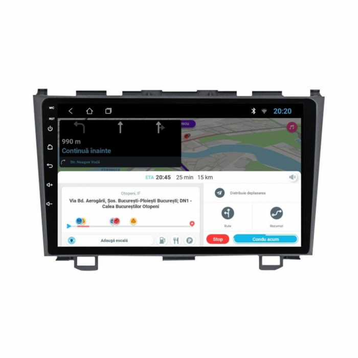 Navigatie dedicata Honda CRV 2006-2012, 12GB RAM 256GB ROM, Android 13, Rezolutie 2K, Display QLED, 9", DSP, Carplay, Android Auto, Internet, Youtube, Waze, Wi Fi, USB [2]