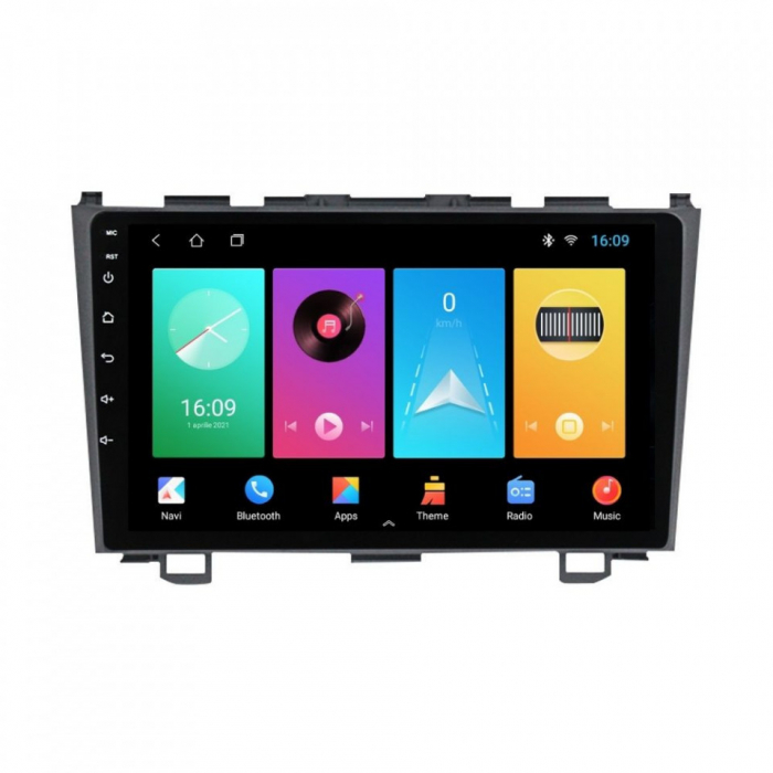 Navigatie dedicata Honda CRV 2006-2012, 12GB RAM 256GB ROM, Android 13, Rezolutie 2K, Display QLED, 9", DSP, Carplay, Android Auto, Internet, Youtube, Waze, Wi Fi, USB [3]