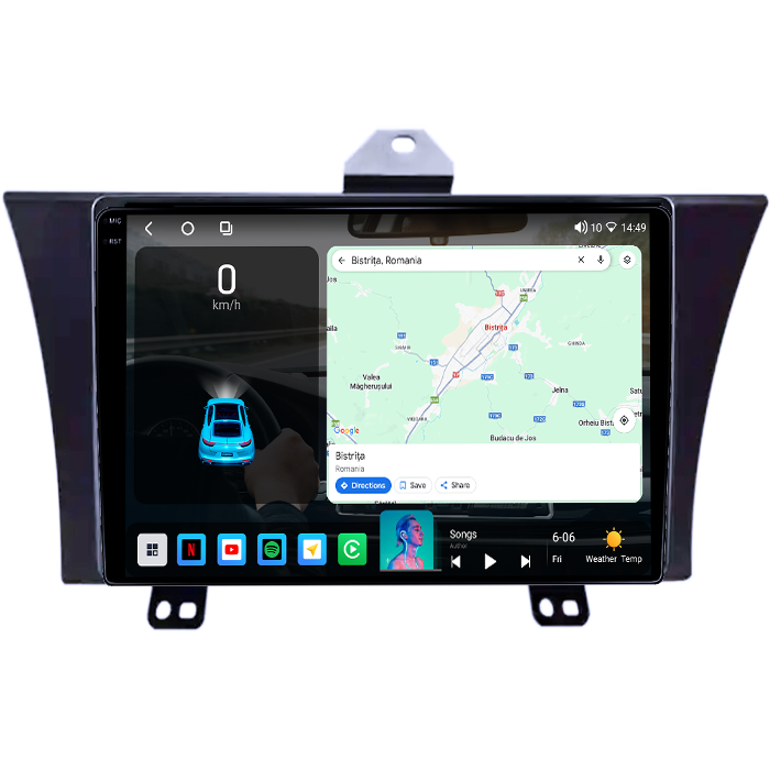 Navigatie dedicata Honda Elysion 2012-2015, 4GB RAM 64GB ROM, Octacore, Android 14, Display QLED 1K 9", Carplay&Android Auto, SIM 4G, Ventilator Activ [2]
