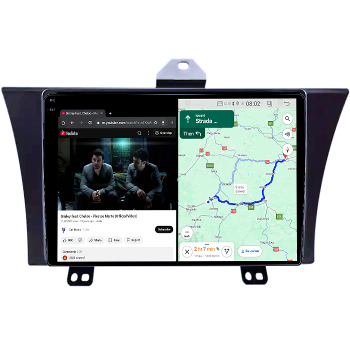Navigatie dedicata Honda Elysion 2012-2015, 4GB RAM 64GB ROM, Quadcore, Android 14, Display QLED 1K 9", DSP, Carplay&Android Auto, Suport camere AHD [4]