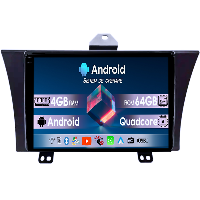 Navigatie dedicata Honda Elysion 2012-2015, 4GB RAM 64GB ROM, Quadcore, Android 14, Display QLED 1K 9", DSP, Carplay&Android Auto, Suport camere AHD [1]