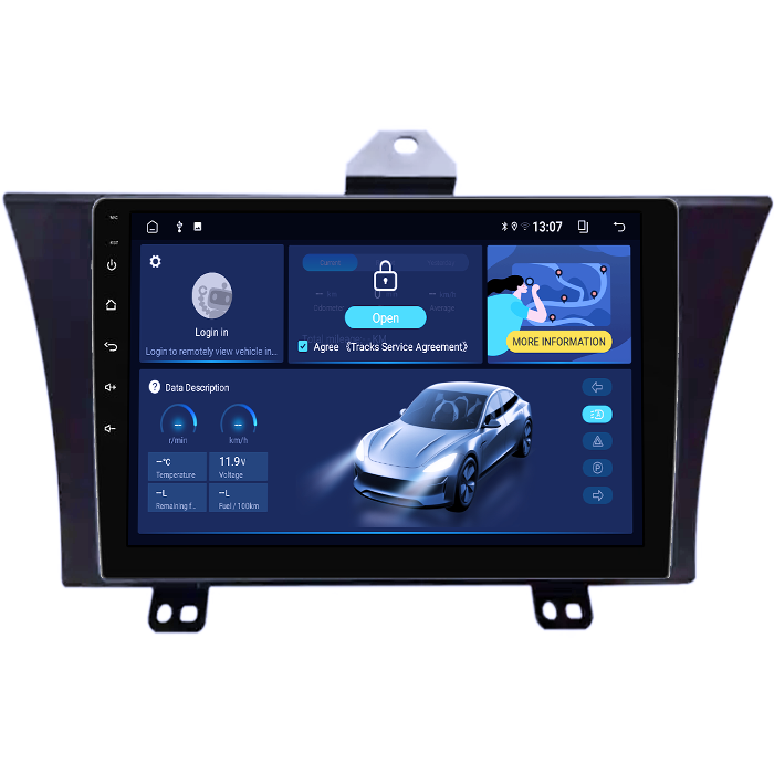 Navigatie dedicata Honda Elysion 2012-2015, 8GB RAM 128GB ROM, Octacore, Platforma TS18, Android 13, Display QLED 9”, Suporta camera 360º, DSP, Carplay&Android Auto, SIM 4G, Ventilator Activ [2]