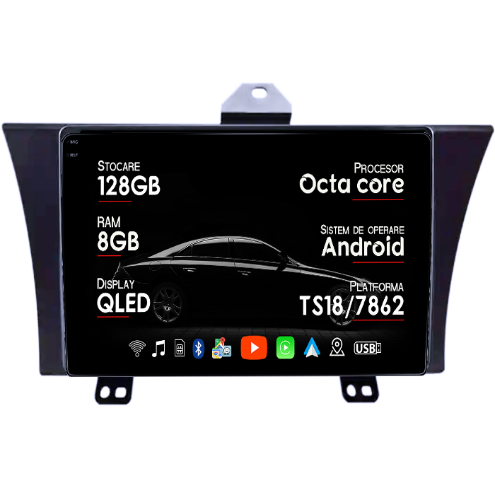 Navigatie dedicata Honda Elysion 2012-2015, 8GB RAM 128GB ROM, Octacore, Platforma TS18, Android 14, Display QLED 9", Suporta camera 360", DSP, Carplay&Android Auto, SIM 4G, Ventilator Activ [1]