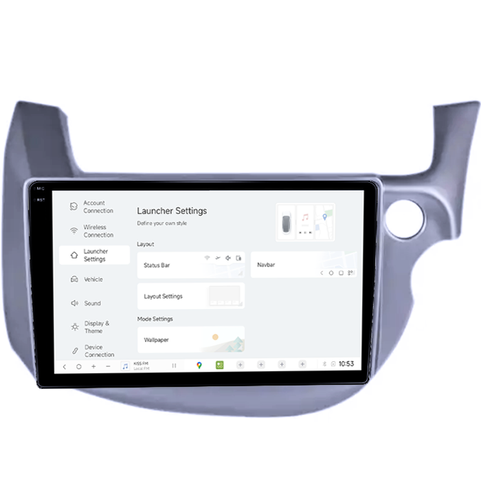 Navigatie dedicata Honda Fit/Jazz 2008-2013, DUDU3, 4GB RAM 64GB ROM, Octacore, Platforma 8581, Android, Display QLED 9", DSP, Carplay&AndroidAuto [5]