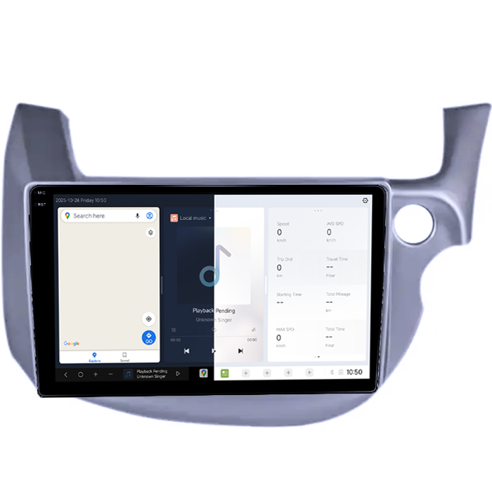 Navigatie dedicata Honda Fit/Jazz 2008-2013, DUDU3, 4GB RAM 64GB ROM, Octacore, Platforma 8581, Android, Display QLED 9", DSP, Carplay&AndroidAuto [2]
