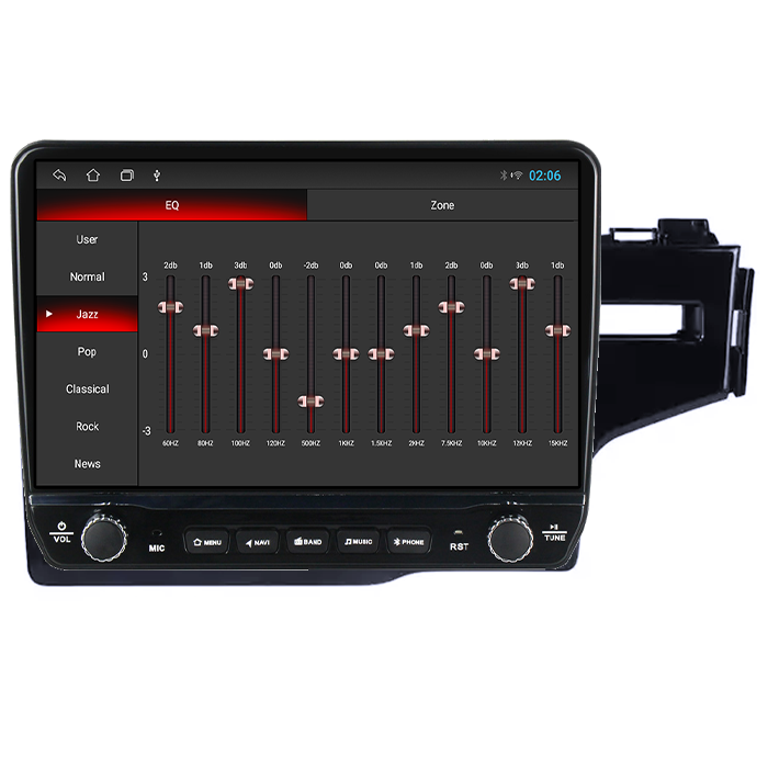 Navigatie dedicata Honda Fit 2014 Tesla cu butoane rotative model 2024, 4GB RAM 64GB ROM, Procesor Quadcore, Android 14, Display QLED 10", DSP, Carplay&Android Auto [2]