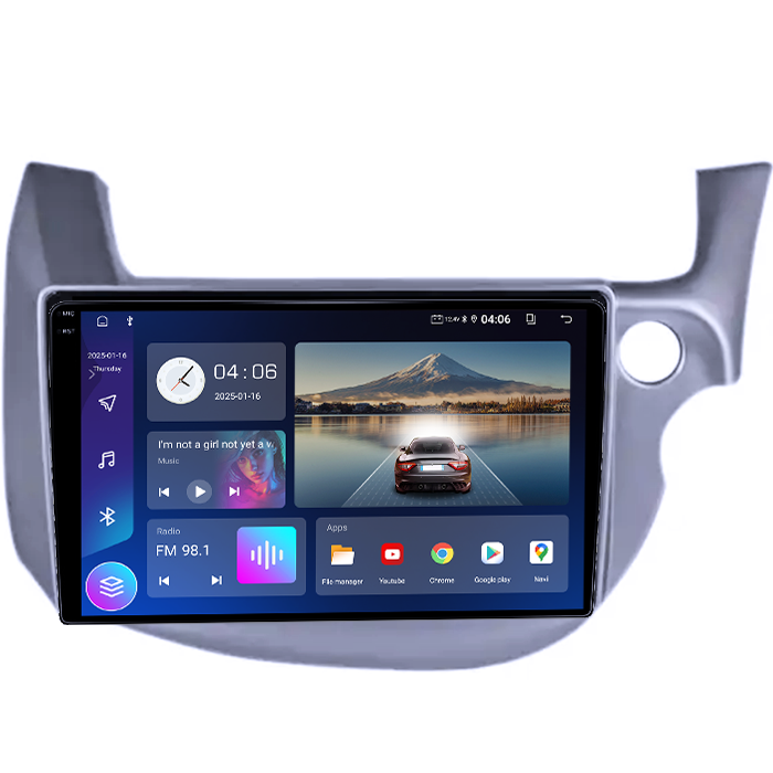 Navigatie dedicata Honda Fit/Jazz 2008-2013, 4GB RAM 64GB ROM, Quadcore, Android 14, Display QLED 1K 10", DSP, Carplay&Android Auto, Suport camere AHD [2]