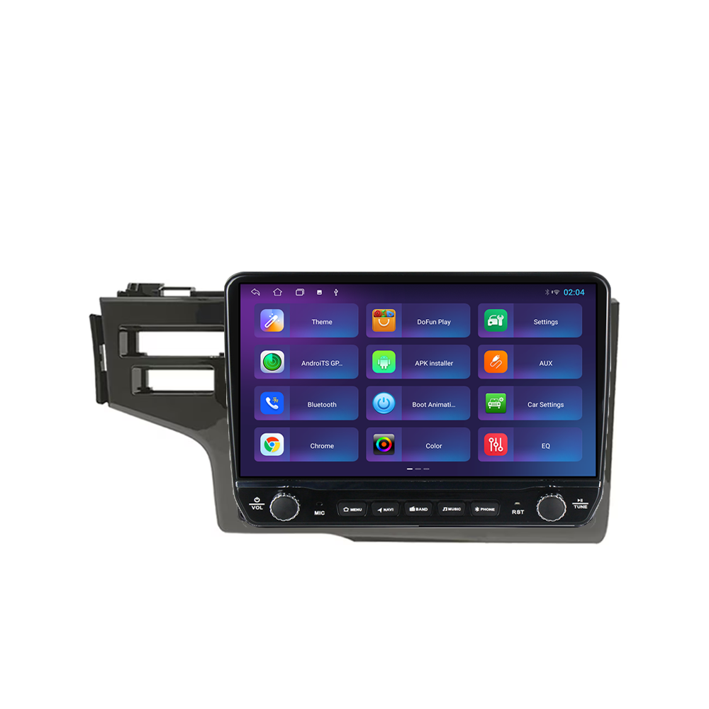 Navigatie dedicata Honda Fit Jazz 2014-2020 Tesla Cu Butoane Rotative Model 2024, 4GB RAM 64GB ROM, Procesor Quadcore, Android 14, Display QLED 10", DSP, Carplay&Android [3]