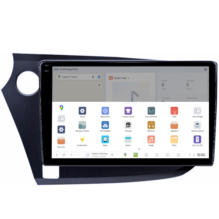 Navigatie dedicata Honda Insight 2009-2014, DUDU3, 4GB RAM 64GB ROM, Octacore, Platforma 8581, Android, Display QLED 9", DSP, Carplay&AndroidAuto [3]