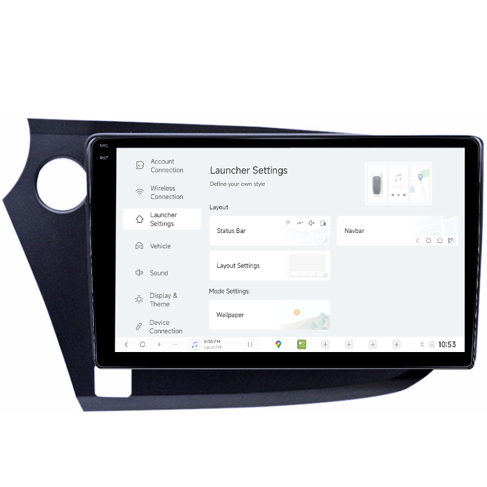 Navigatie dedicata Honda Insight 2009-2014, DUDU3, 4GB RAM 64GB ROM, Octacore, Platforma 8581, Android, Display QLED 9", DSP, Carplay&AndroidAuto [5]