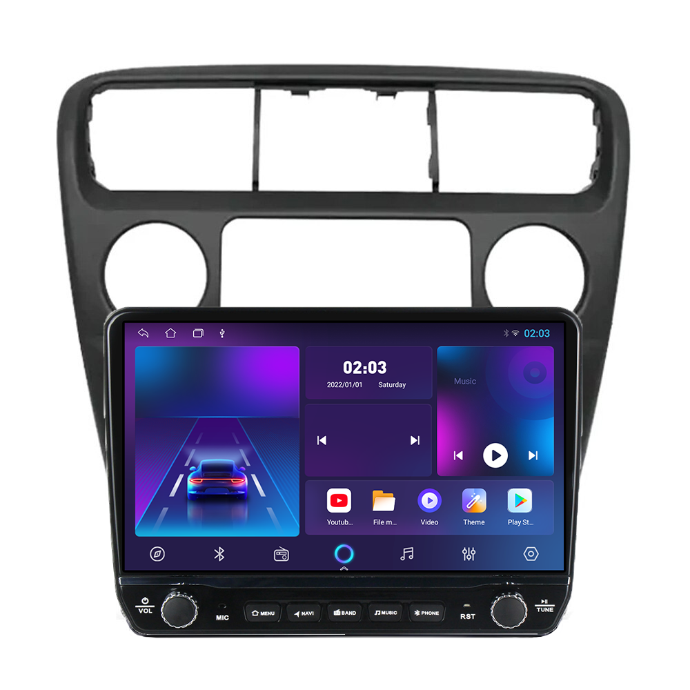 Navigatie dedicata Honda Accord VI 1998-2003 Tesla Cu Butoane Rotative Model 2024, 4GB RAM 64GB ROM, Procesor Quadcore, Android 14, Display QLED 10", DSP, Carplay&Android [2]