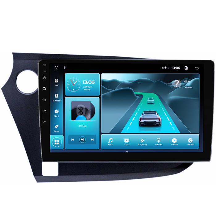 Navigatie dedicata Honda Insight 2009 -2014, 8GB RAM 128GB ROM, Octacore, Platforma TS18, Android 13, Display QLED 9”, Suporta camera 360º, DSP, Carplay&Android Auto, SIM 4G, Ventilator Activ [3]
