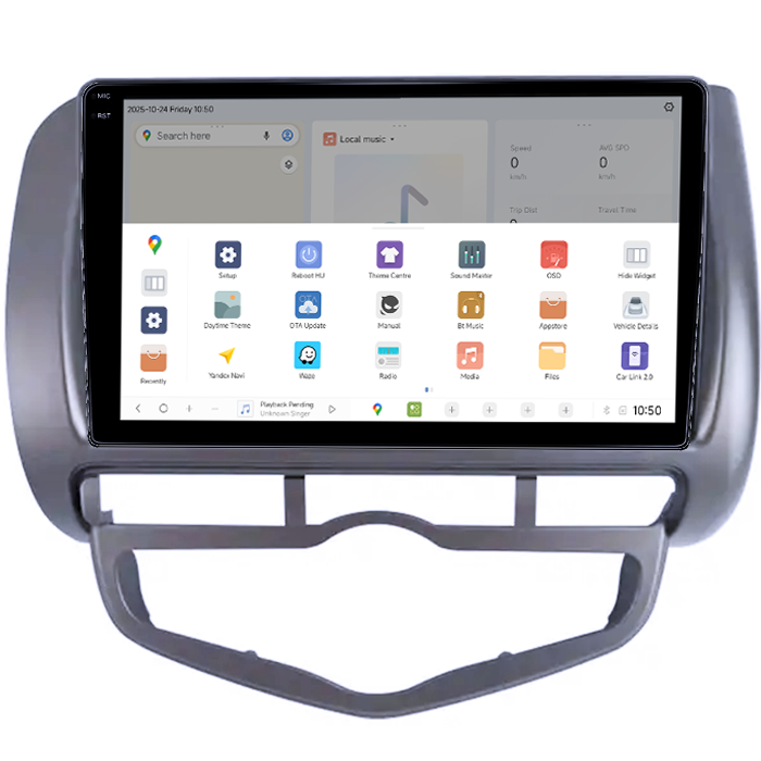 Navigatie dedicata Honda Jazz/City 2006, DUDU3, 4GB RAM 64GB ROM, Octacore, Platforma 8581, Android, Display QLED 9", DSP, Carplay&AndroidAuto [3]