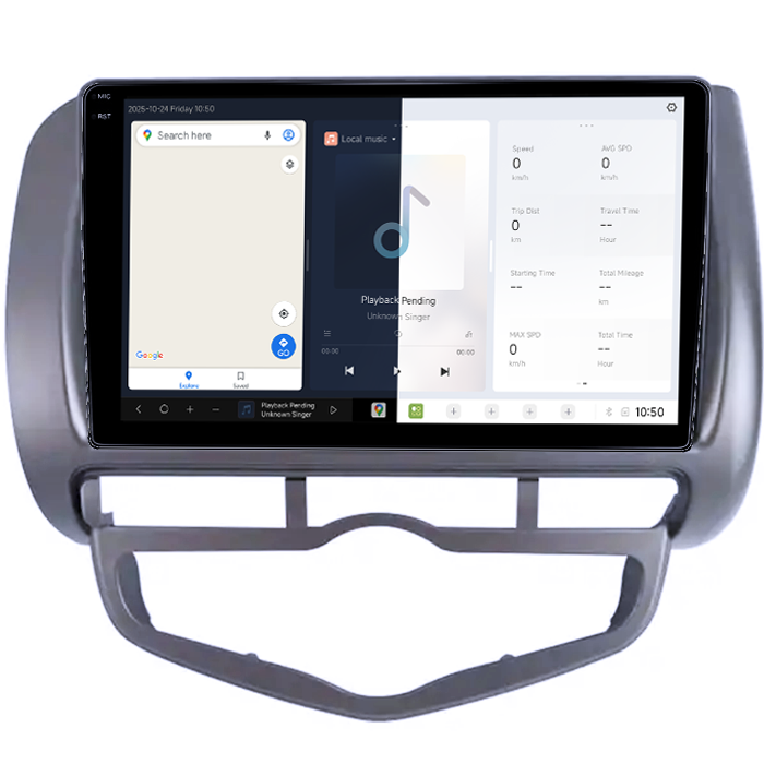 Navigatie dedicata Honda Jazz/City 2006, DUDU3, 4GB RAM 64GB ROM, Octacore, Platforma 8581, Android, Display QLED 9", DSP, Carplay&AndroidAuto [2]
