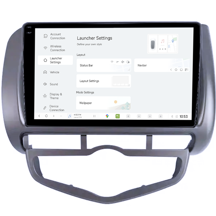 Navigatie dedicata Honda Jazz/City 2006, DUDU3, 4GB RAM 64GB ROM, Octacore, Platforma 8581, Android, Display QLED 9", DSP, Carplay&AndroidAuto [5]
