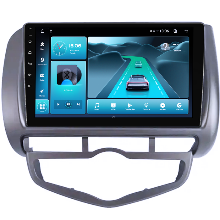 Navigatie dedicata Honda Jazz/City 2006, 8GB RAM 128GB ROM, Octacore, Platforma TS18, Android 13, Display QLED 9”, Suporta camera 360º, DSP, Carplay&Android Auto, SIM 4G, Ventilator Activ [3]
