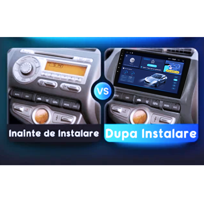 Navigatie dedicata Honda Jazz/City 2006, 8GB RAM 128GB ROM, Octacore, Platforma TS18, Android 13, Display QLED 9”, Suporta camera 360º, DSP, Carplay&Android Auto, SIM 4G, Ventilator Activ [5]