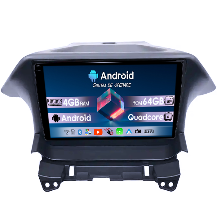 Navigatie dedicata Honda Odyssey 2009-2014, 4GB RAM 64GB ROM, Quadcore, Android 14, Display QLED 1K 10", DSP, Carplay&Android Auto, Suport camere AHD [1]
