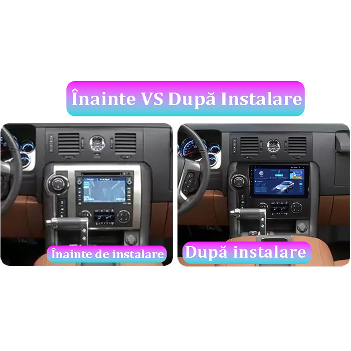 Navigatie dedicata Hummer H2 2007-2009, 4GB RAM 32GB ROM, Octacore, Android 14, Display QLED  9", DSP, Carplay&Android Auto, SIM 4G, Bluetooth, Ventilator Activ [5]
