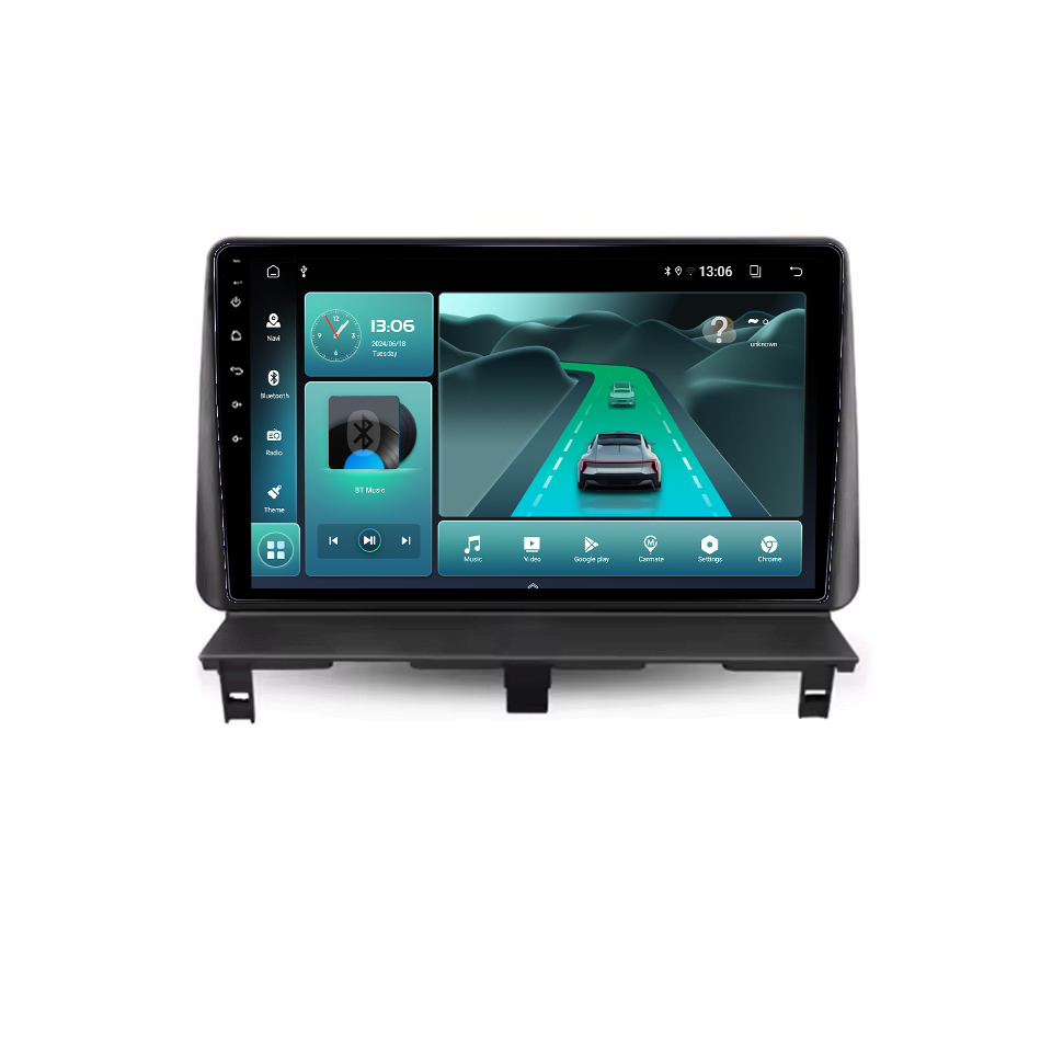 Navigatie dedicata Peugeot Partner 2006-2010, 4GB RAM 64GB ROM, Quadcore, Android 14, Display QLED  9", DSP, Carplay&Android Auto, Suport camere AHD [4]