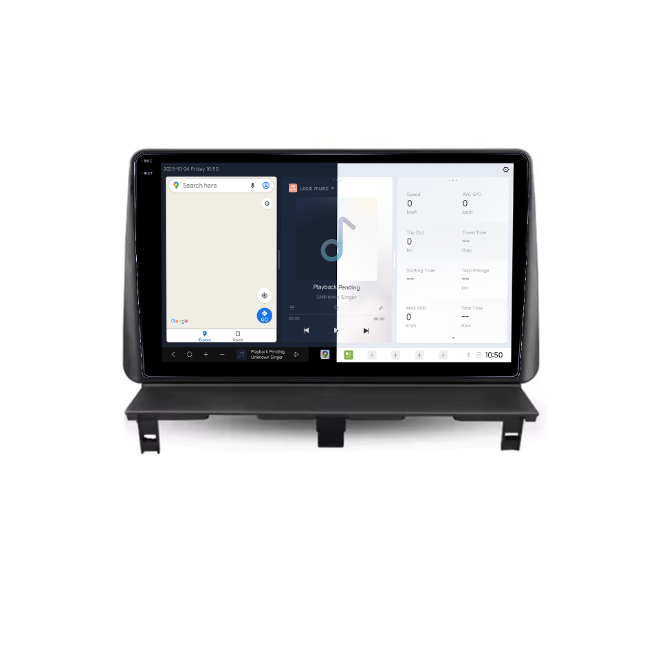 Navigatie dedicata Peugeot Partner 2006-2010, DUDU3, 4GB RAM 64GB ROM, Octacore, Platforma 8581, Android, Display QLED 9", DSP, Carplay&AndroidAuto [2]