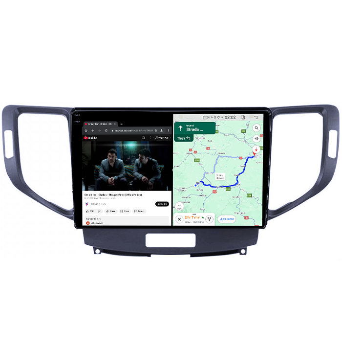 Navigatie dedicata Honda Spirior, 4GB RAM 64GB ROM, Quadcore, Android 14, Display QLED 1K 9", DSP, Carplay&Android Auto, Suport camere AHD [4]
