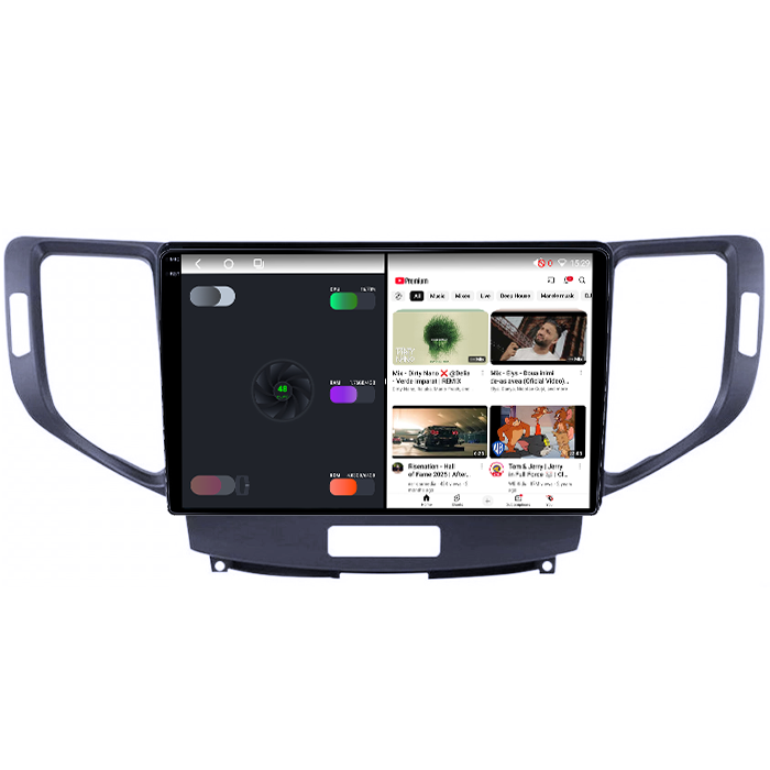 Navigatie dedicata Honda Spirior, 8GB RAM 128GB ROM, Octacore, Platforma TS18, Android 14, Display QLED 9", Suporta camera 360", DSP, Carplay&Android Auto, SIM 4G, Ventilator Activ [6]