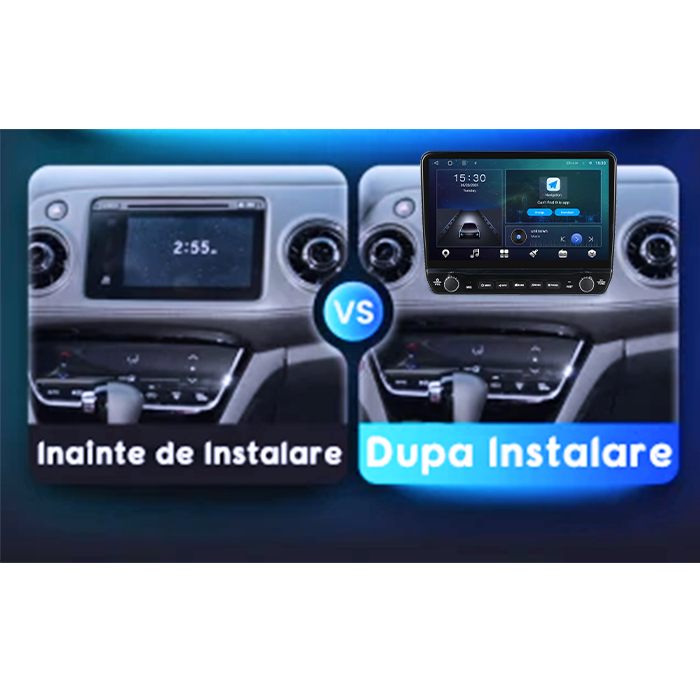 Navigatie dedicata Honda Vezel Tesla cu butoane rotative model 2024, 4GB RAM 64GB ROM, Procesor Quadcore, Android 14, Display QLED 10", DSP, Carplay&Android Auto [4]
