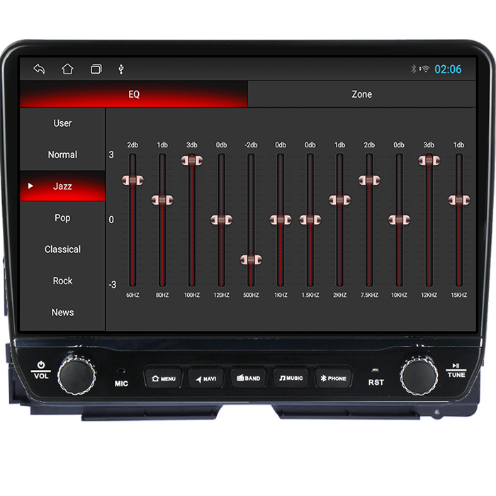 Navigatie dedicata Honda Vezel Tesla cu butoane rotative model 2024, 4GB RAM 64GB ROM, Procesor Quadcore, Android 14, Display QLED 10", DSP, Carplay&Android Auto [2]
