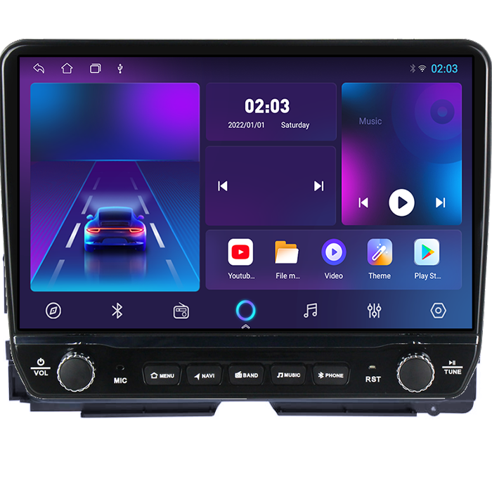 Navigatie dedicata Honda Vezel Tesla cu butoane rotative model 2024, 4GB RAM 64GB ROM, Procesor Quadcore, Android 14, Display QLED 10", DSP, Carplay&Android Auto [6]