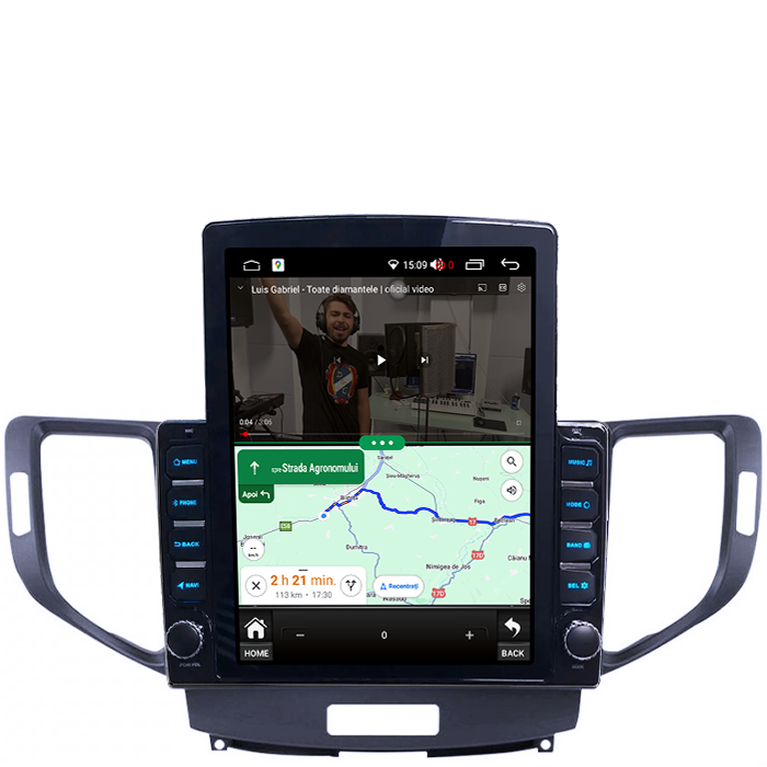 Navigatie dedicata Honda Spirior, Tesla Style, 4GB RAM 64GB ROM, Quad Core, Display 10" IPS Full HD, Carplay&Android Auto, Android 14, Suport camere AHD [1]