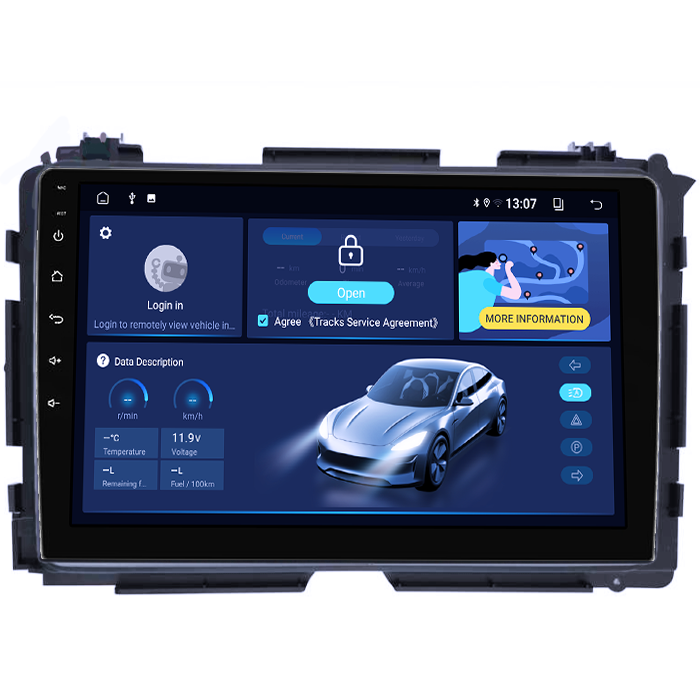 Navigatie dedicata Honda Vezel 2014/HR-V/XR-V, 8GB RAM 128GB ROM, Octacore, Platforma TS18, Android 13, Display QLED 9”, Suporta camera 360º, DSP, Carplay&Android Auto, SIM 4G, Ventilator Activ [2]