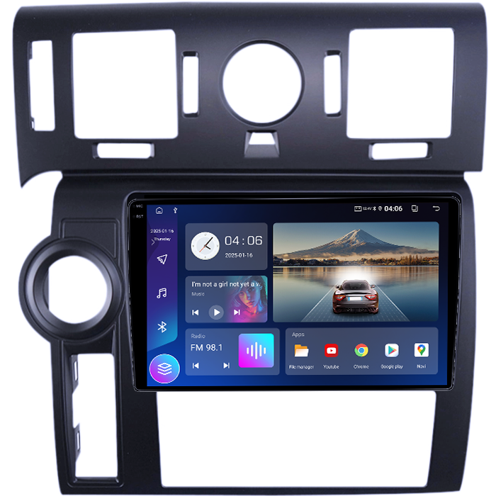 Navigatie dedicata Hummer H2 2007-2009, 4GB RAM 64GB ROM, Quadcore, Android 14, Display QLED 1K 9", DSP, Carplay&Android Auto, Suport camere AHD [4]