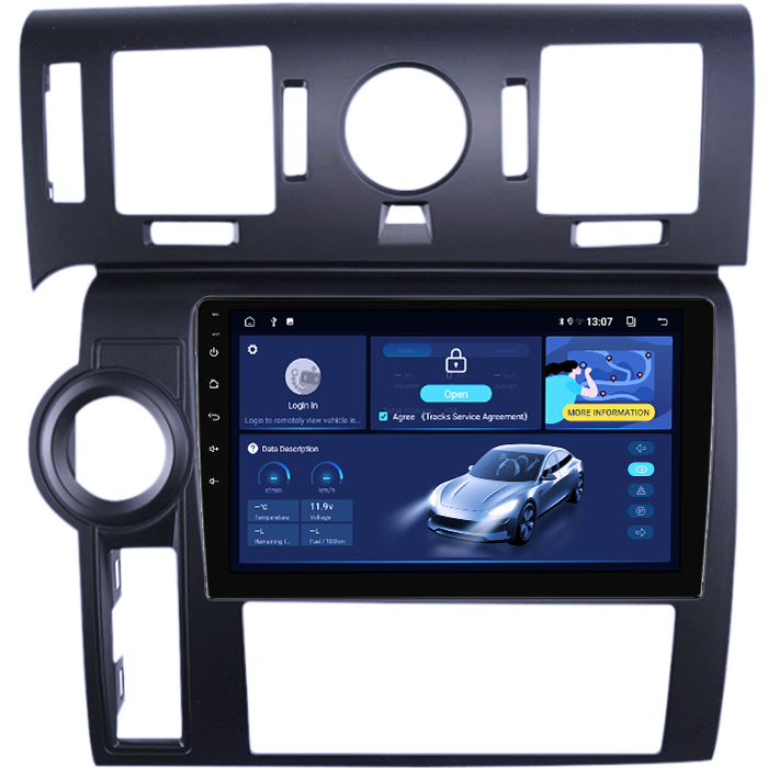 Navigatie dedicata Hummer H2 2007-2009, 4GB RAM 64GB ROM, Octacore, Android 14, Display QLED 9", DSP, Carplay&Android Auto, SIM 4G, Ventilator Activ [2]