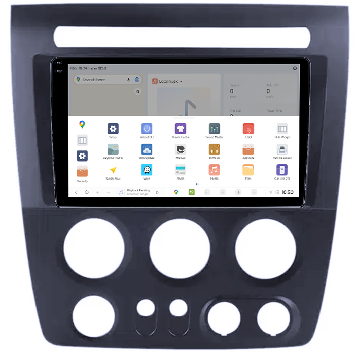 Navigatie dedicata Hummer H3 2005-2010, DUDU3, 4GB RAM 64GB ROM, Octacore, Platforma 8581, Android, Display QLED 9", DSP, Carplay&AndroidAuto [3]
