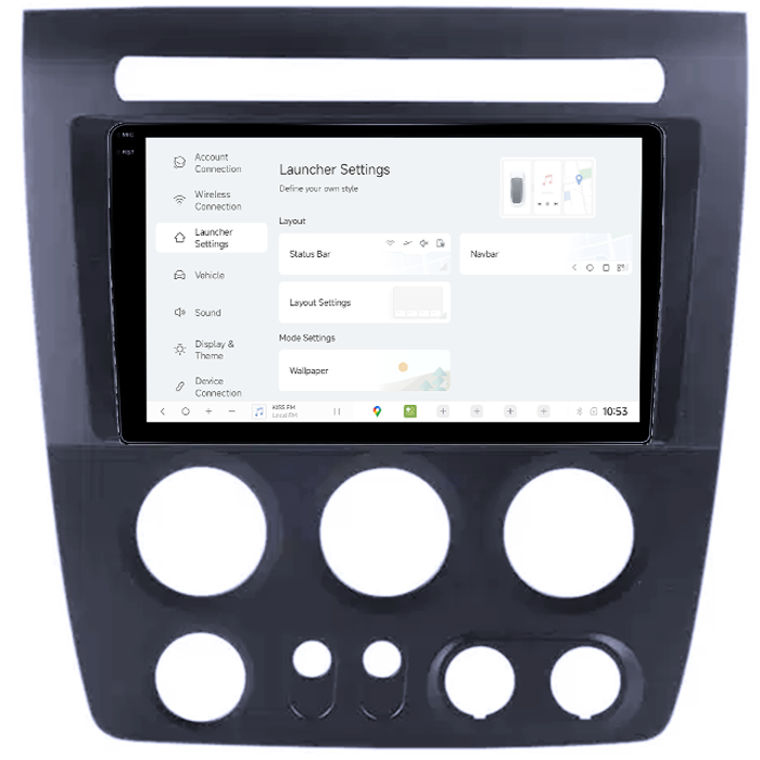 Navigatie dedicata Hummer H3 2005-2010, DUDU3, 4GB RAM 64GB ROM, Octacore, Platforma 8581, Android, Display QLED 9", DSP, Carplay&AndroidAuto [5]